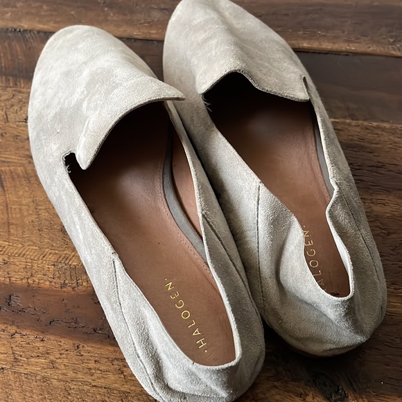 Halogen Gray Suede Loafer Flats - Size 7 - Picture 5 of 12